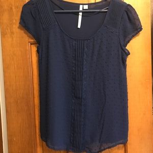 Lauren Conrad Navy Top XS
